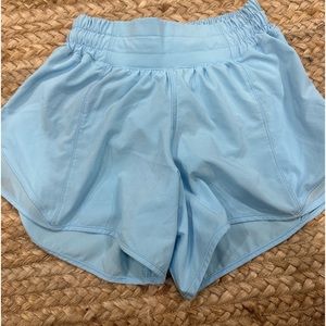 Hotty hot, aero blue, size 0, 4” inseam